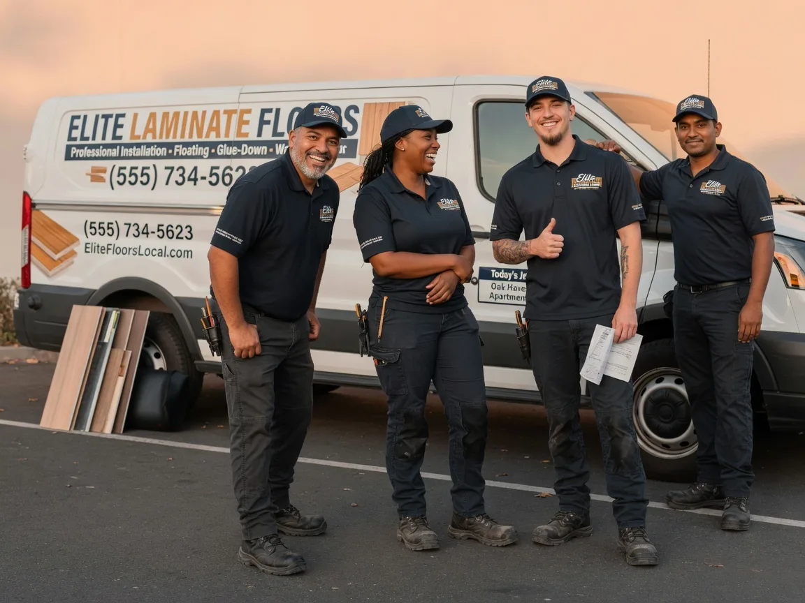 Laminate flooring installation company in Lefor, ND